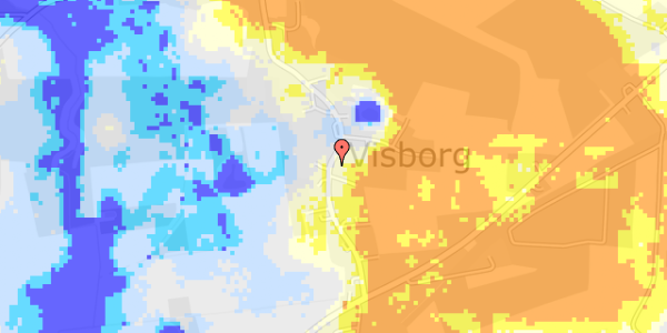 Ekstrem regn på Kjellerupsgade 40