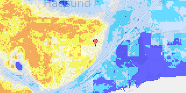 Ekstrem regn på Læsøgade 4