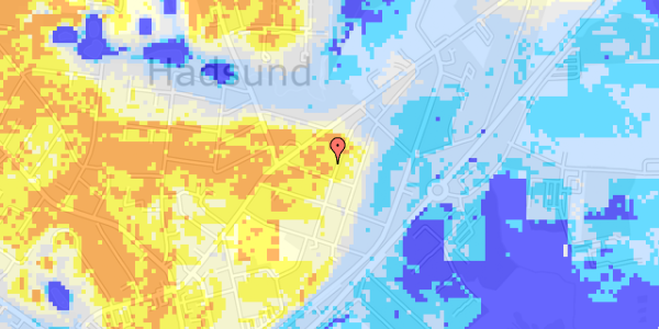 Ekstrem regn på Læsøgade 11