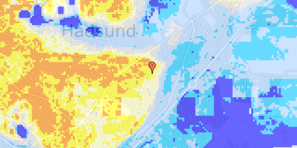 Ekstrem regn på Læsøgade 12