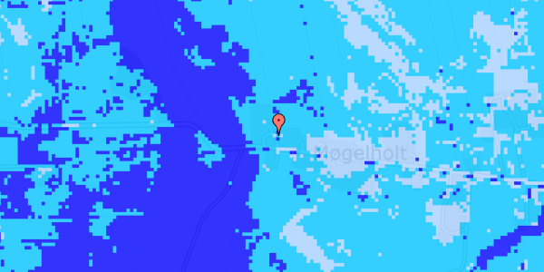 Ekstrem regn på Møgelholtvej 23