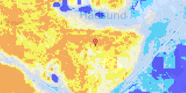 Ekstrem regn på Møllebakken 8C