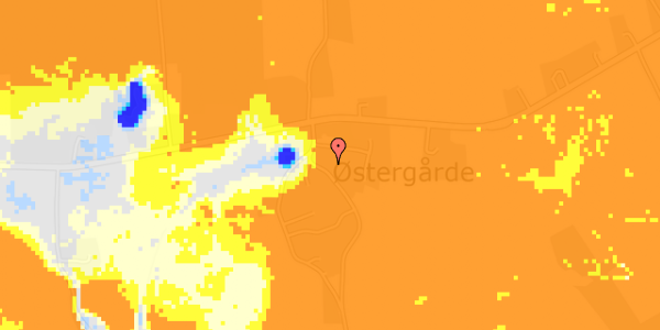 Ekstrem regn på Nybrogaardsvej 5