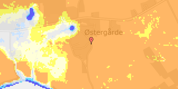 Ekstrem regn på Nybrogaardsvej 13