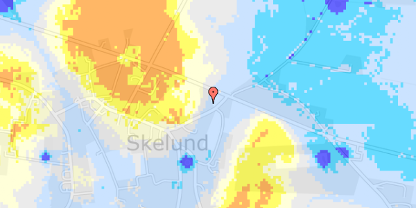 Ekstrem regn på Nørkærvej 17