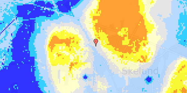 Ekstrem regn på Skelund Hovedgade 5