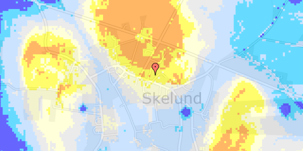 Ekstrem regn på Skelund Hovedgade 31