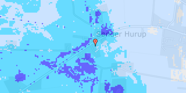 Ekstrem regn på Solbjergvej 67A