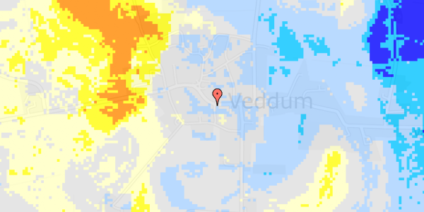 Ekstrem regn på Veddum Hovedgade 16