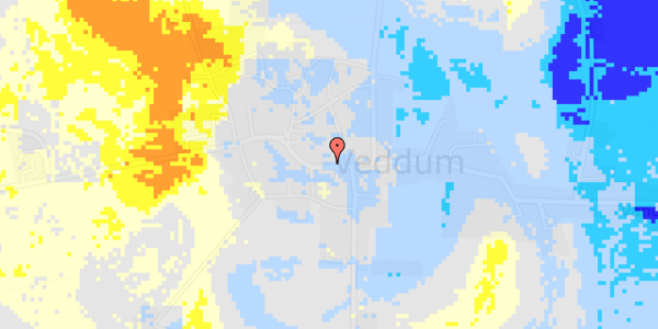 Ekstrem regn på Veddum Hovedgade 17