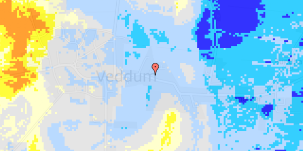 Ekstrem regn på Veddum Hovedgade 41A