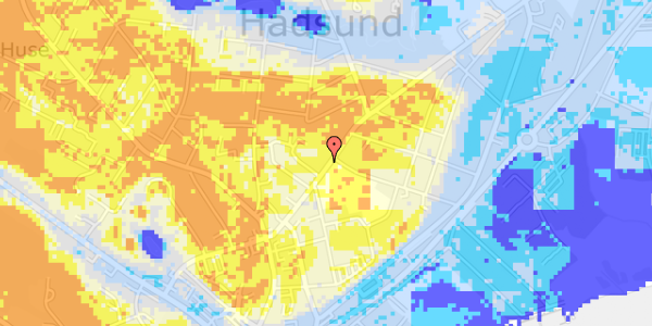 Ekstrem regn på Østergade 25