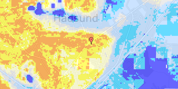 Ekstrem regn på Østergade 38A