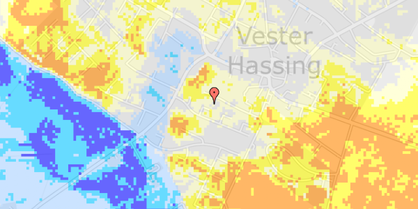 Ekstrem regn på Frederik Jensensvej 13