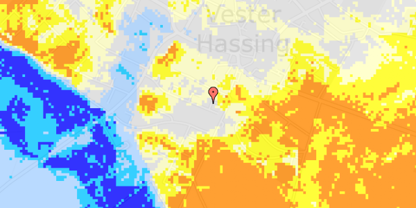 Ekstrem regn på Frederik Jensensvej 33