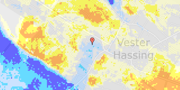 Ekstrem regn på Groben 13