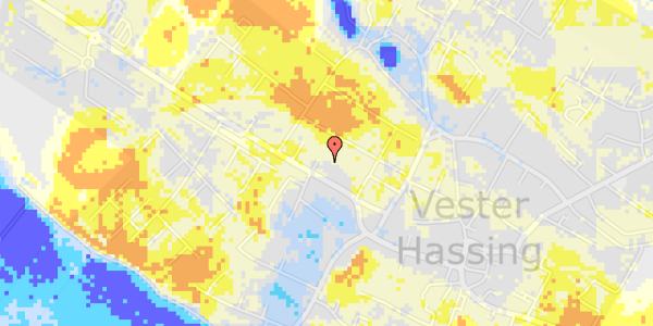 Ekstrem regn på Halsvej 235H