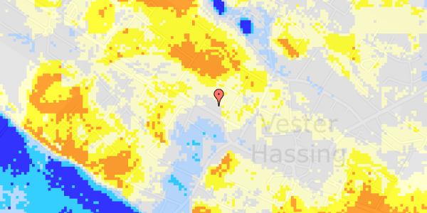 Ekstrem regn på Halsvej 239