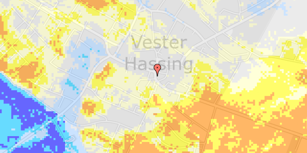 Ekstrem regn på Halsvej 270