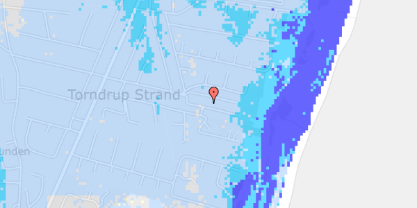 Ekstrem regn på Holmsland 7A