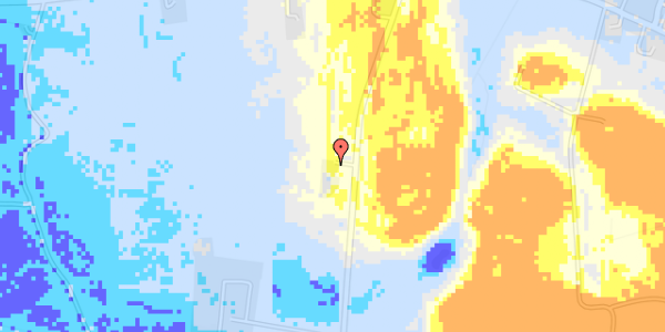 Ekstrem regn på Holtetvej 99