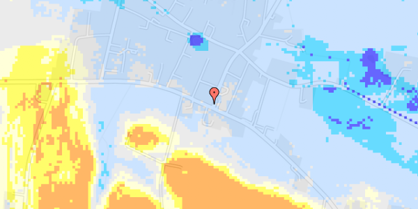 Ekstrem regn på Houvej 180