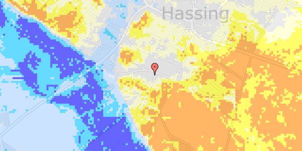 Ekstrem regn på Hvolgården 8