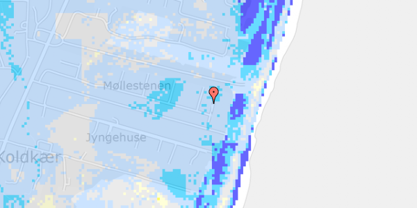 Ekstrem regn på Møllestenen 89