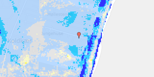 Ekstrem regn på Nørrestrand 70