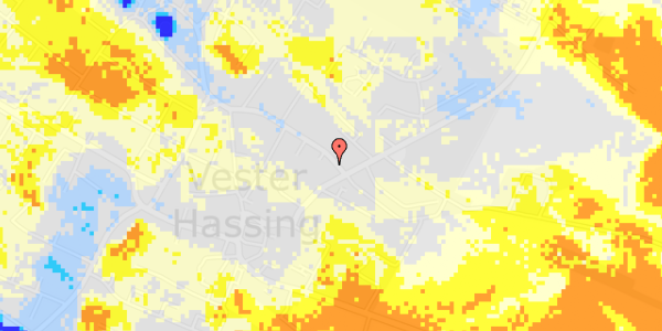 Ekstrem regn på Rolighedsvej 1