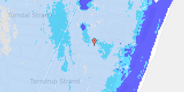 Ekstrem regn på Torndalstrand 6A