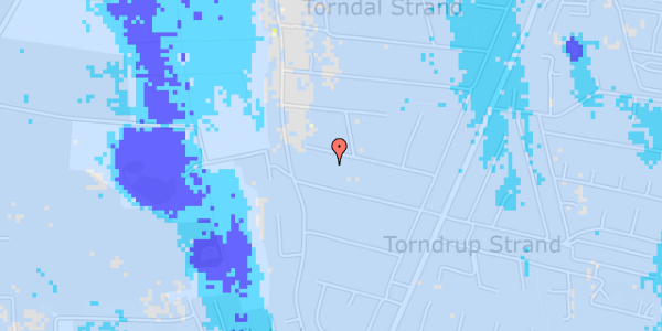 Ekstrem regn på Vestmarksvej 15