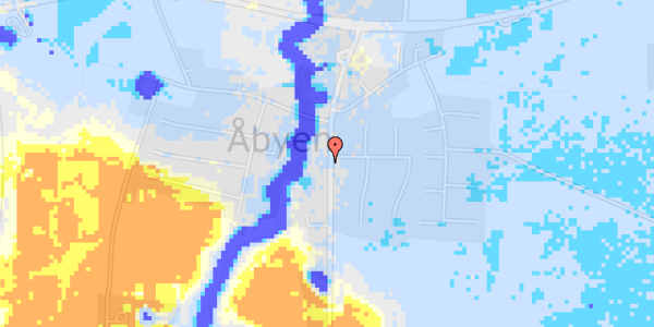 Ekstrem regn på Allingdamvej 10