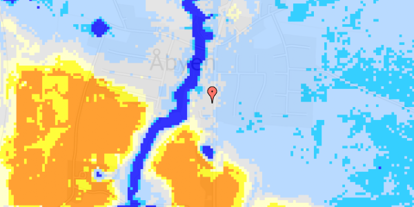 Ekstrem regn på Allingdamvej 18