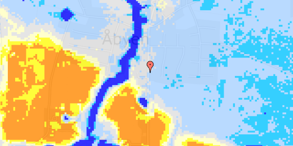 Ekstrem regn på Allingdamvej 20