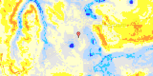 Ekstrem regn på Allingdamvej 131