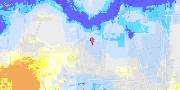 Ekstrem regn på Bjergfyrvej 28