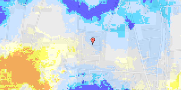 Ekstrem regn på Bjergfyrvej 35