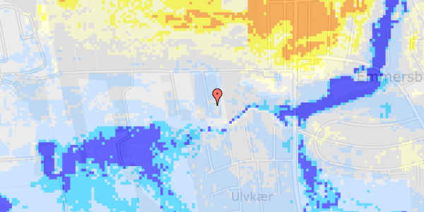 Ekstrem regn på J Weinkouffsvej 11