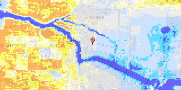 Ekstrem regn på Krageslugten 17