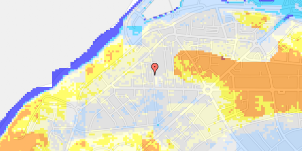 Ekstrem regn på Mikkelsgade 24