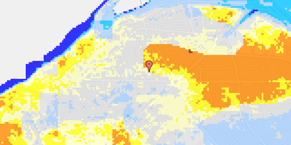 Ekstrem regn på Sandgade 27