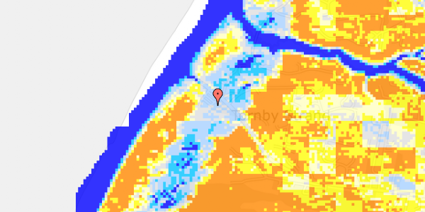 Ekstrem regn på Strandvejen 33