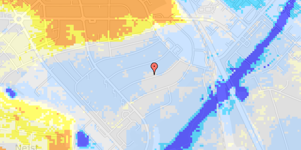 Ekstrem regn på Sverigesgade 19