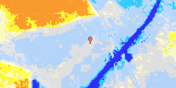 Ekstrem regn på Sverigesgade 30