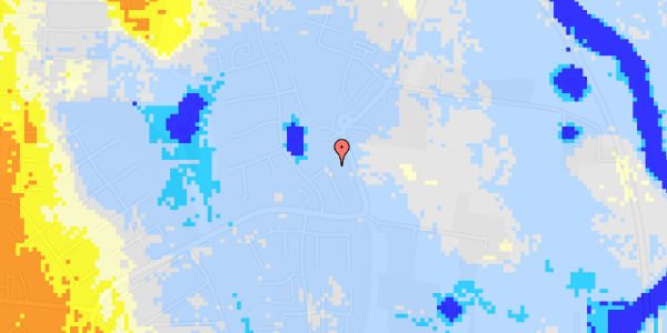 Ekstrem regn på H C Andersens Vej 18