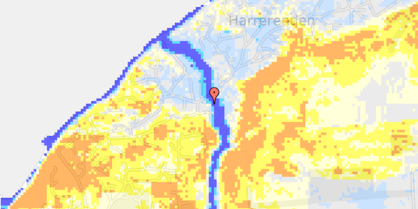 Ekstrem regn på Harerenden 44