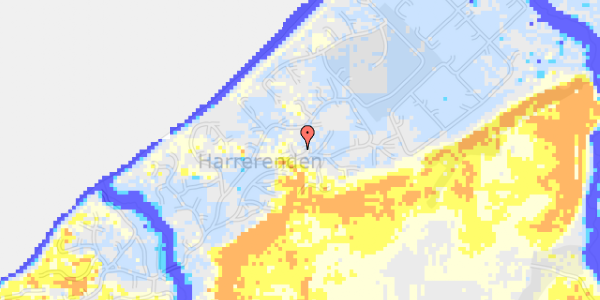 Ekstrem regn på Harerenden 83