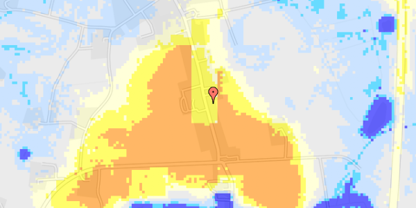 Ekstrem regn på Hovedgaden 26