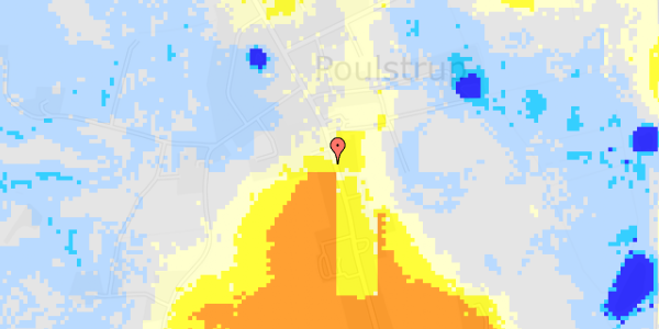 Ekstrem regn på Hovedgaden 45